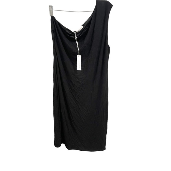 Six FIFTY One Shoulder Black Mini Dress Size Large NWT - Picture 3 of 12